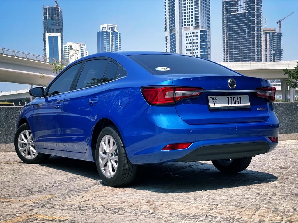MG5 2022 Blue rear side