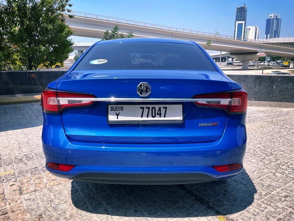 MG5 2022 Blue rear
