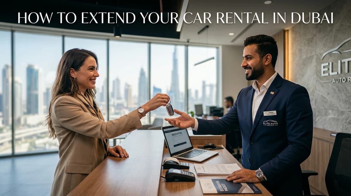 Extend, Cancel or Return Early: Changing a Car Rental Booking in Dubai