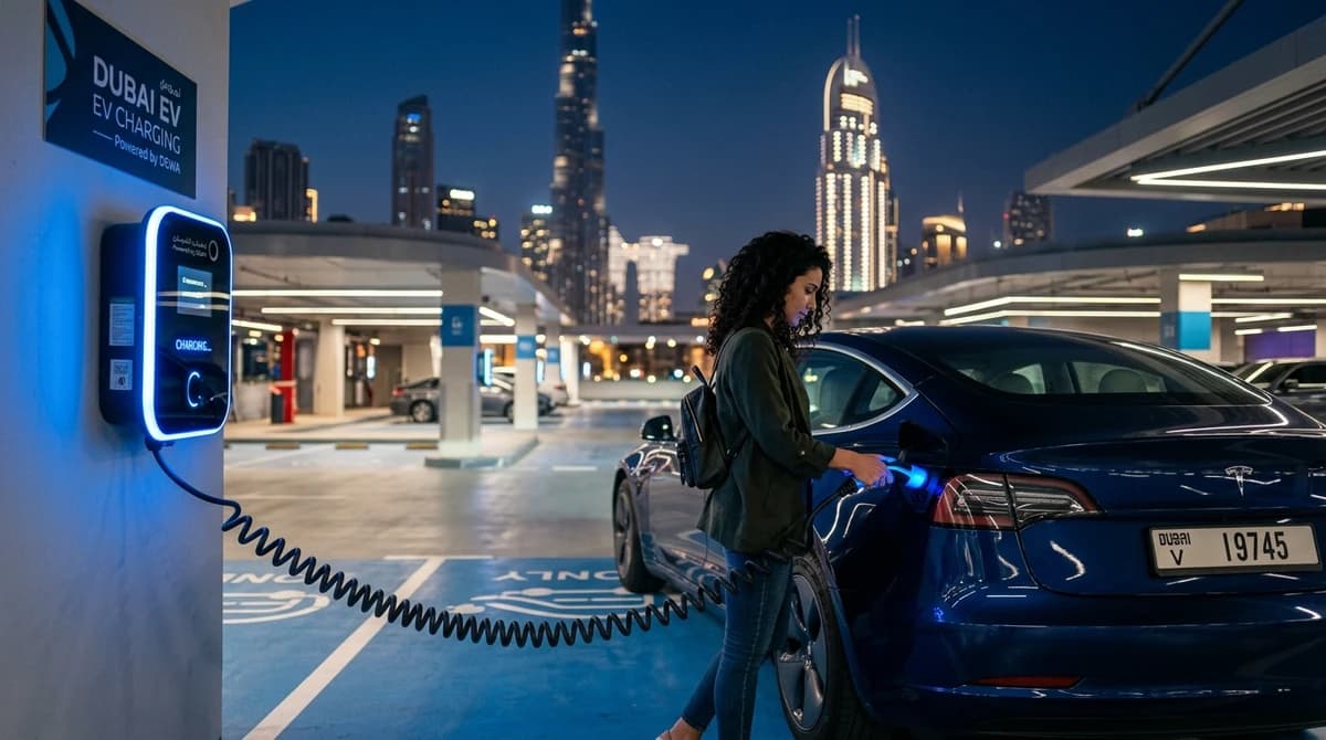How to Charge a Rental EV in Dubai: Stations, Costs and Range