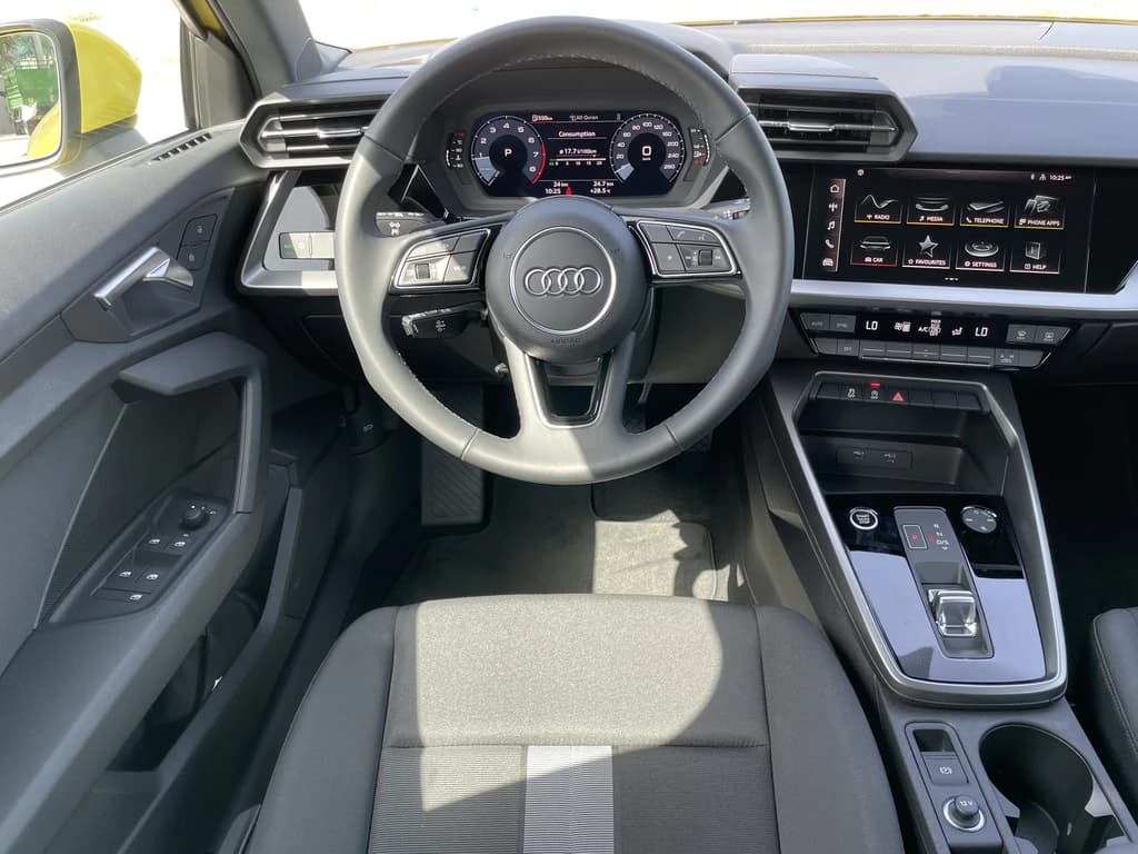 Audi A3 2024 Yellow dashboard