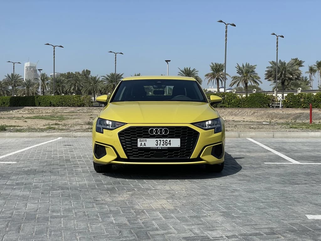 Audi A3 2024 Yellow front