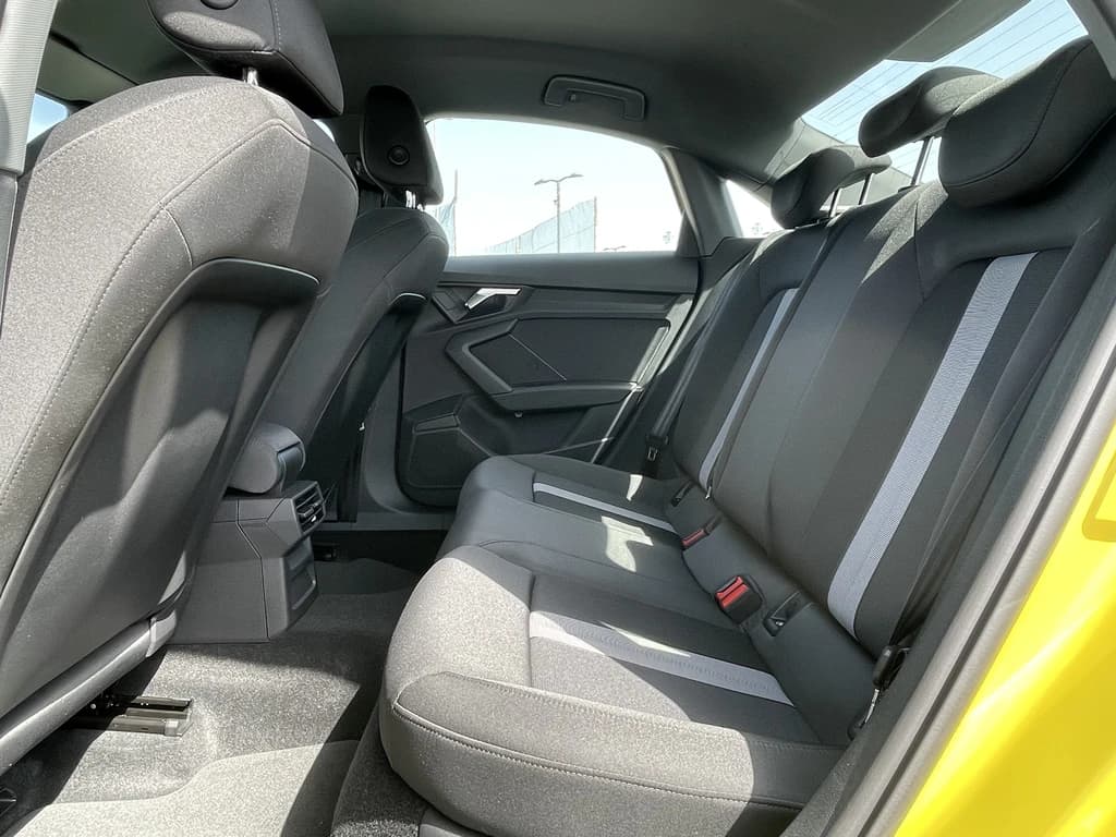 Audi A3 2024 Yellow rear seats