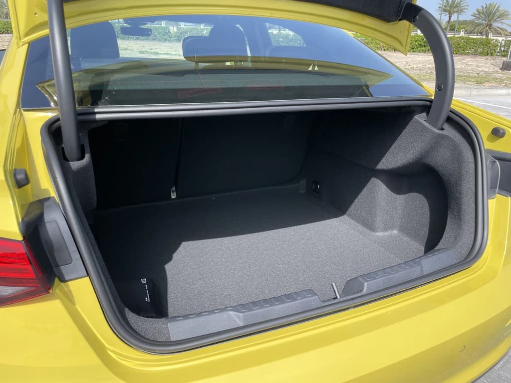 Audi A3 2024 Yellow trunk interior