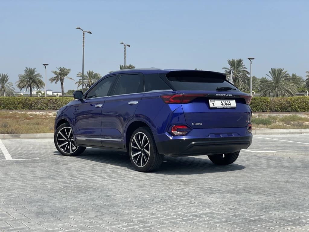 Bestune T77 2024 Blue rear side