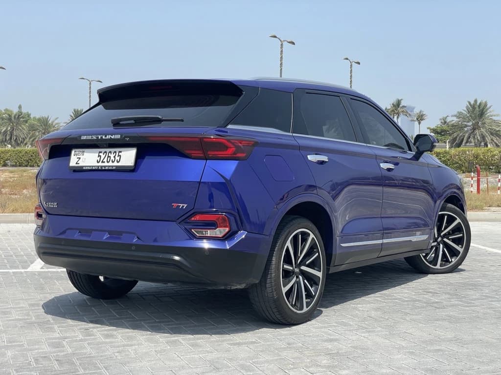 Bestune T77 2024 Blue rear side