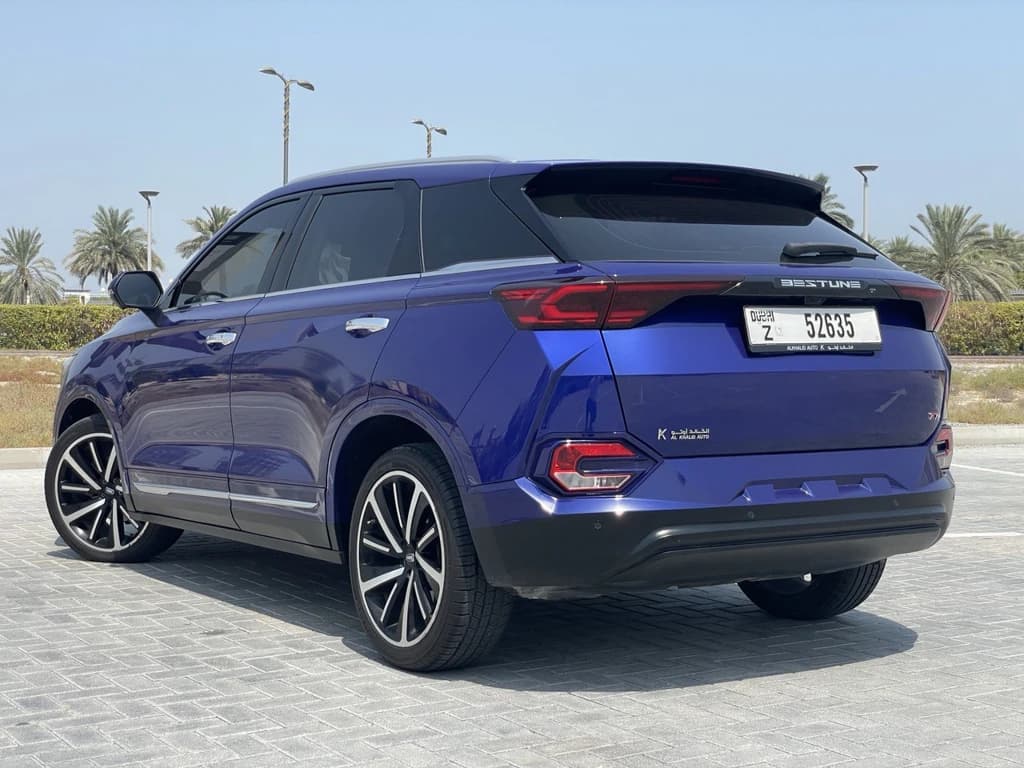 Bestune T77 2024 Blue rear side