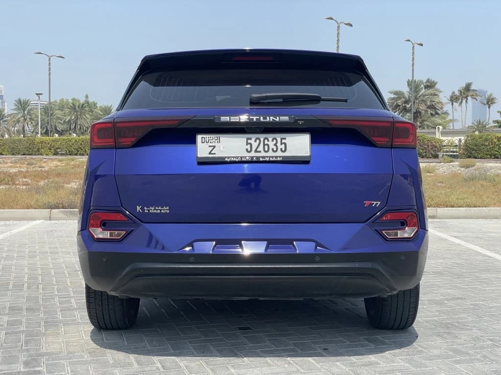 Bestune T77 2024 Blue rear