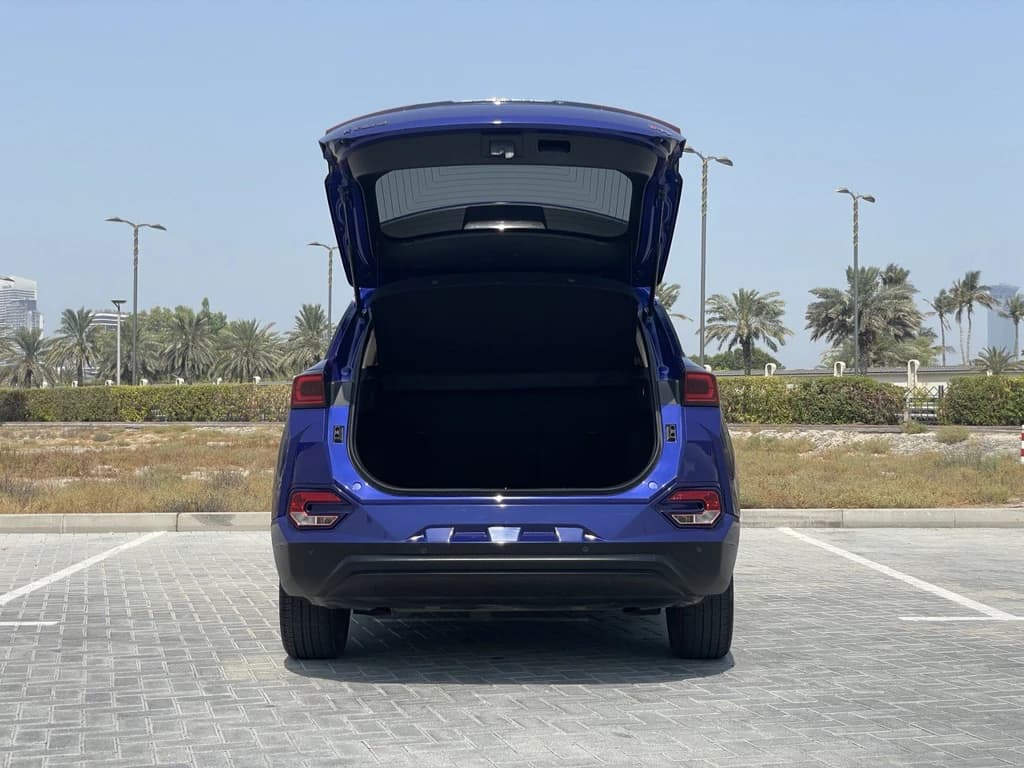 Bestune T77 2024 Blue trunk open