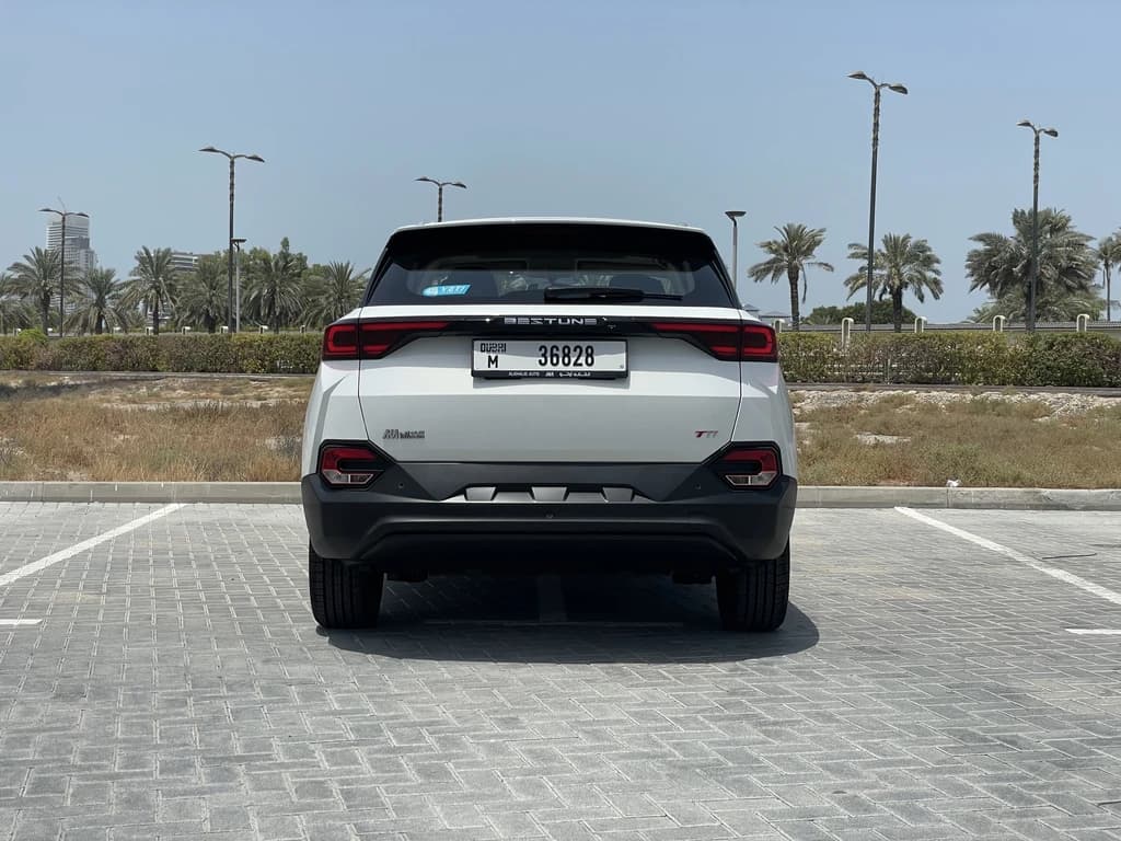 Bestune T77 2024 White rear