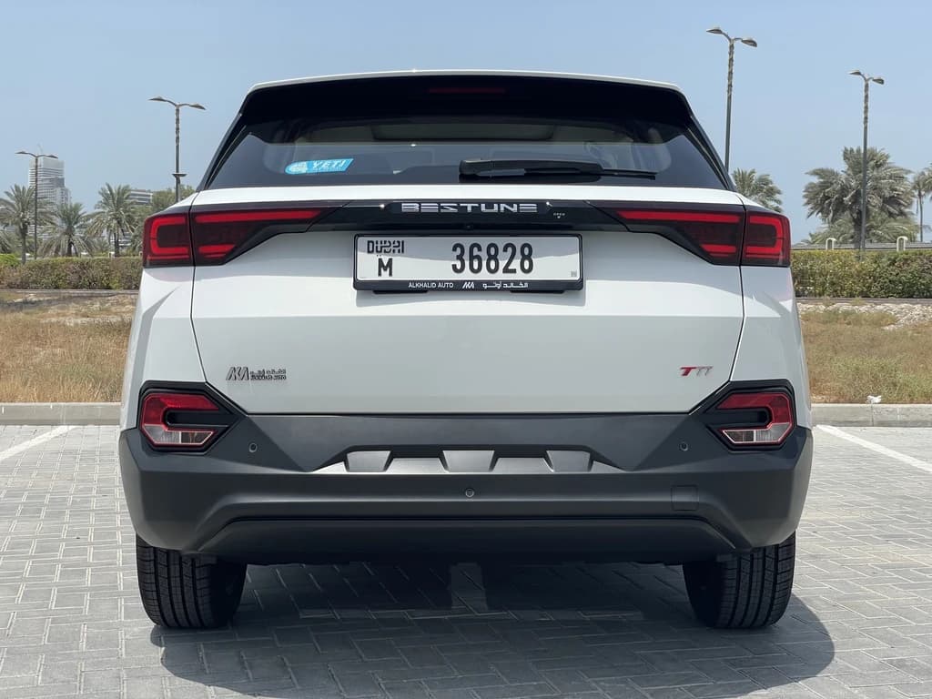 Bestune T77 2024 White rear