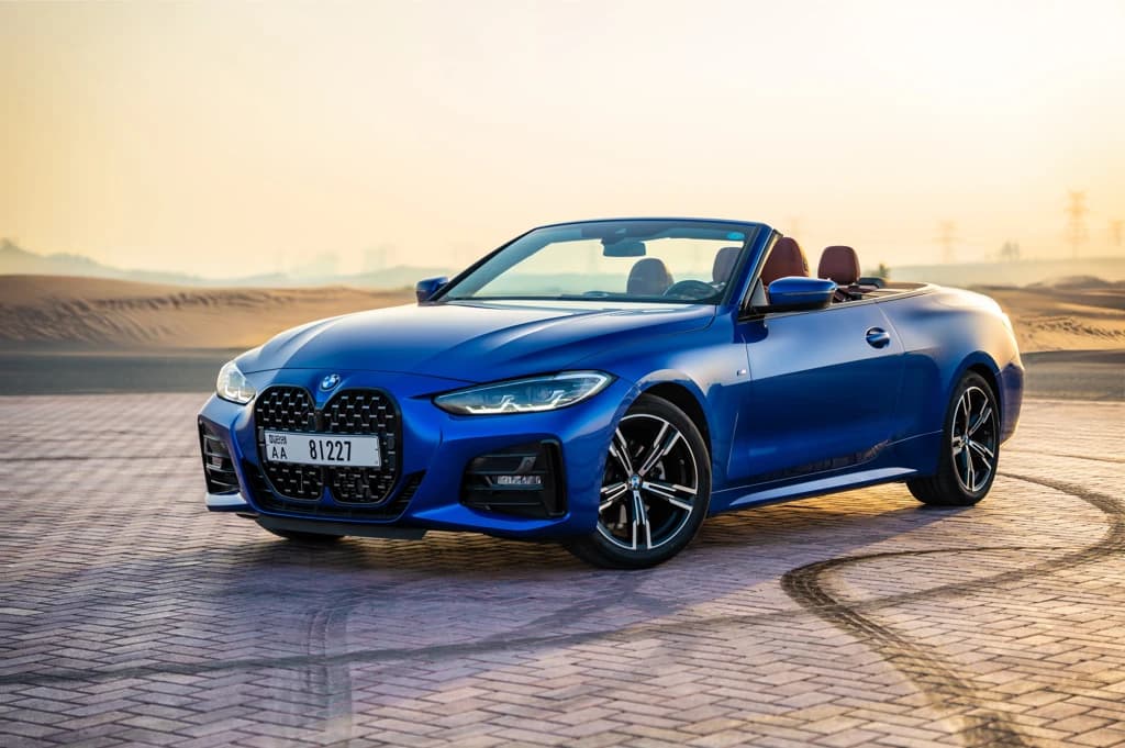 BMW 420i 2024 Blue front side