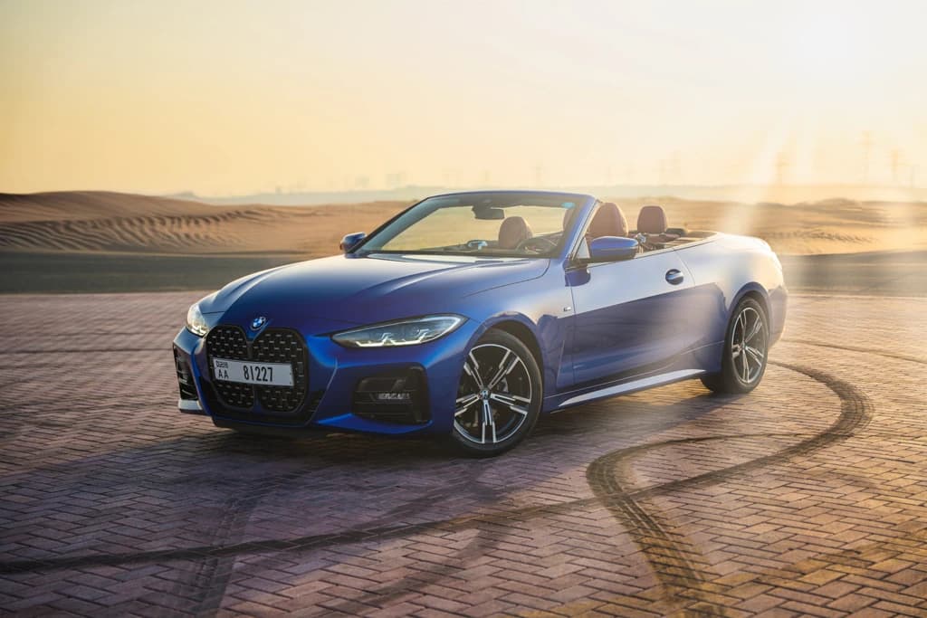 BMW 420i 2024 Blue front side