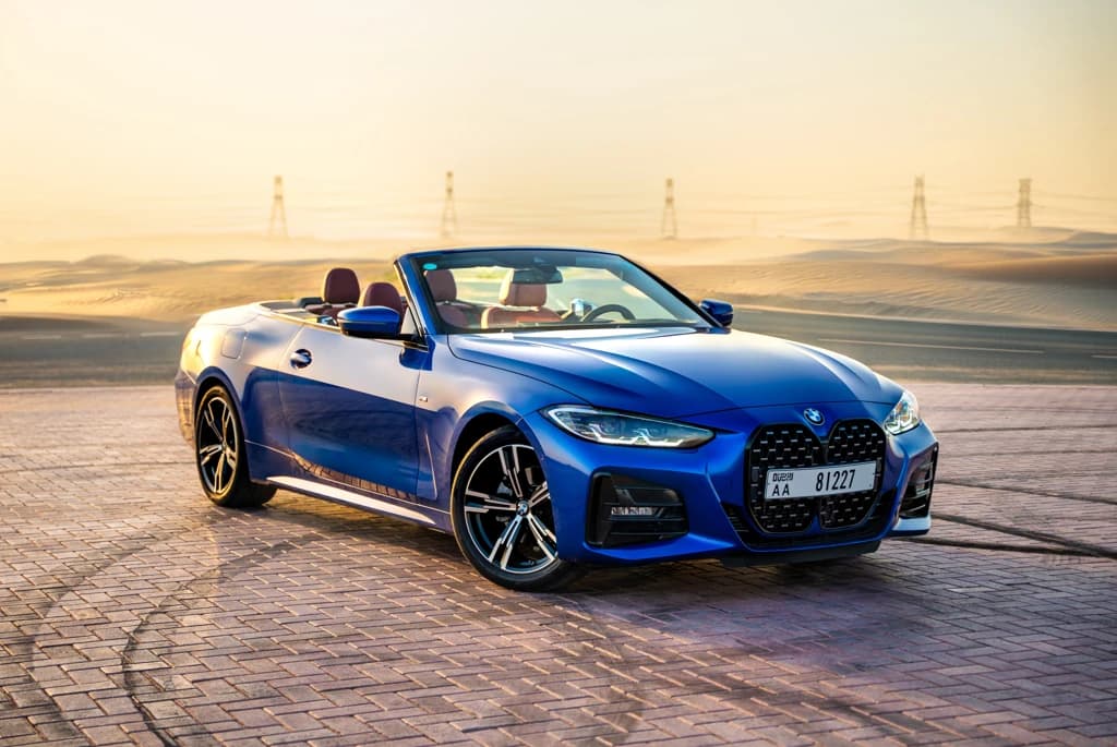 BMW 420i 2024 Blue front side