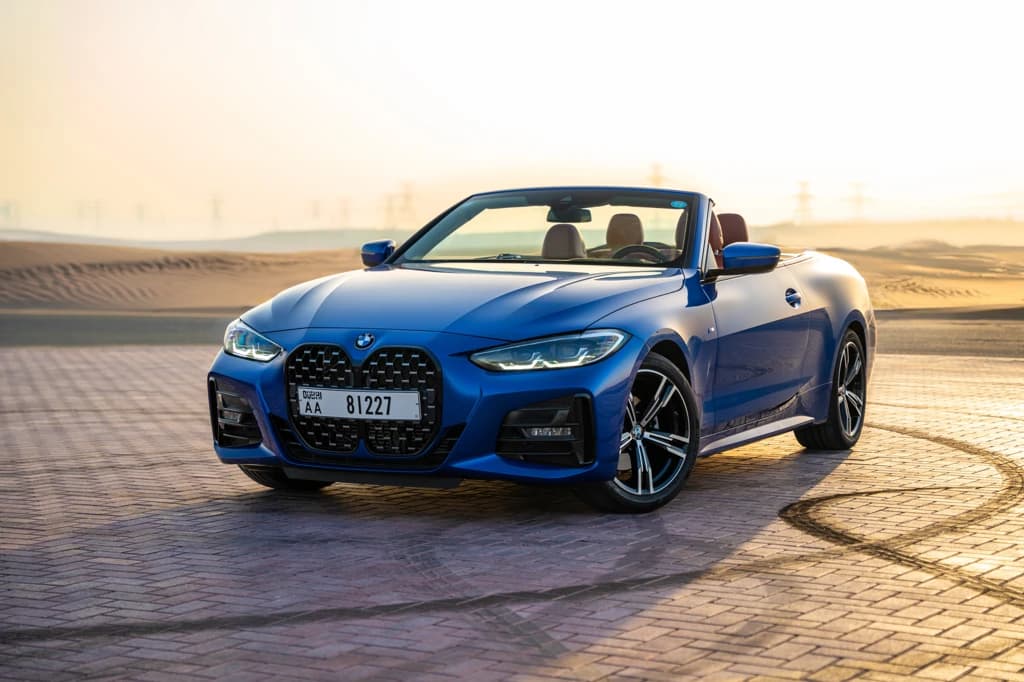 BMW 420i 2024 Blue front side