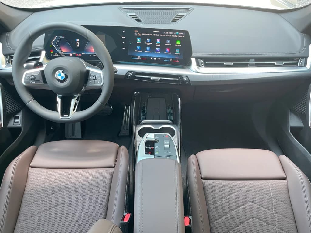 BMW X1 2025 White interior front