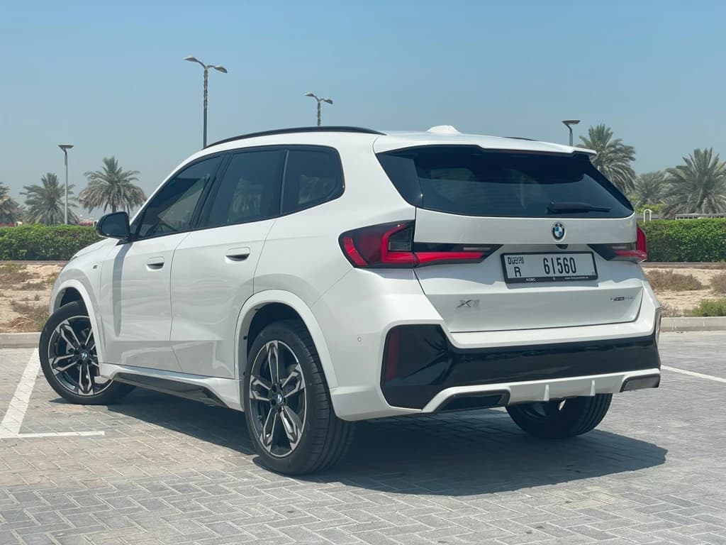 BMW X1 2025 White rear side