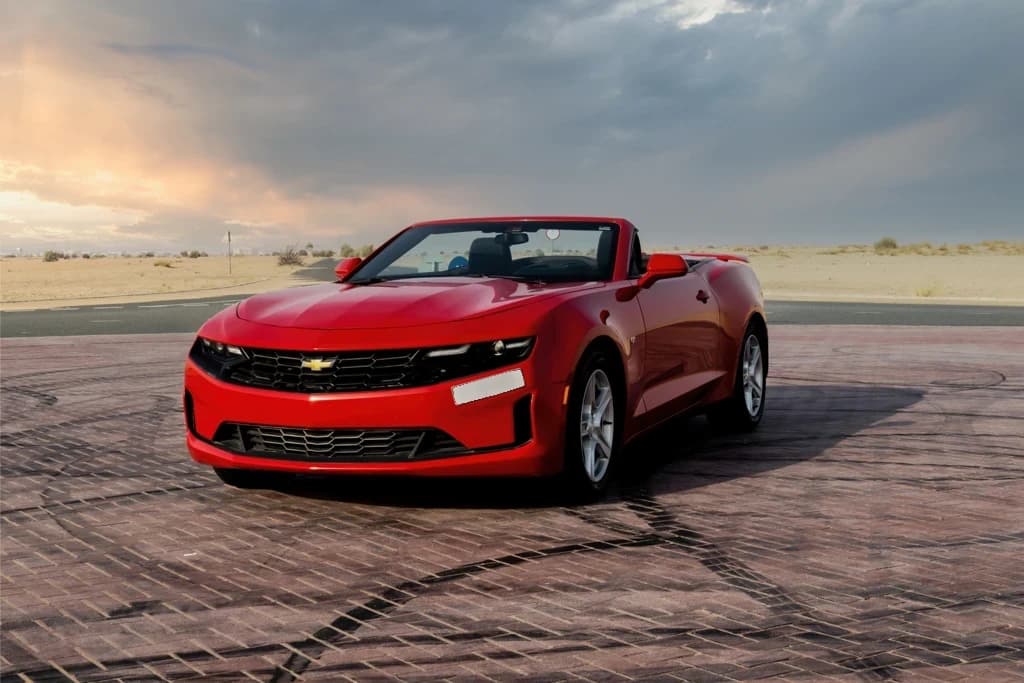 Chevrolet Camaro Red front side