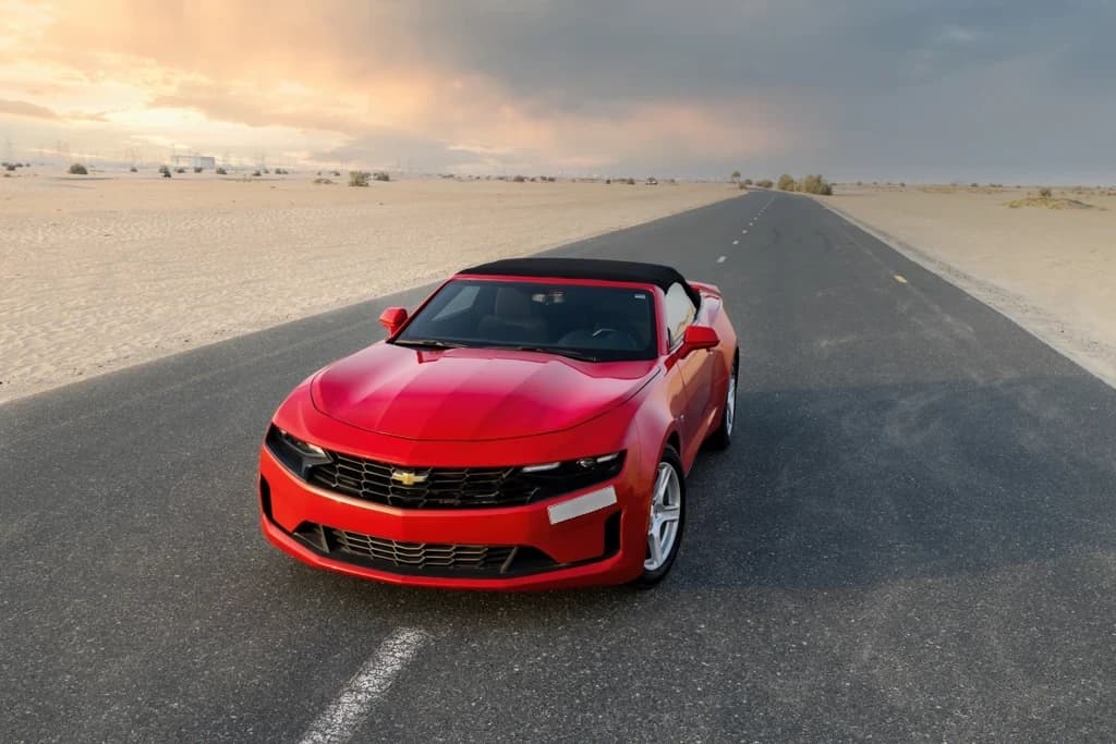 Chevrolet Camaro Red front side