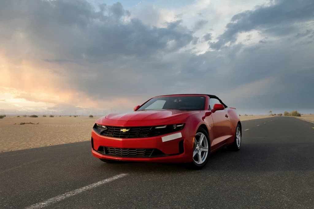 Chevrolet Camaro Red front side