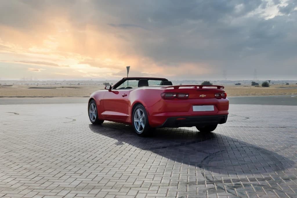 Chevrolet Camaro Red rear side