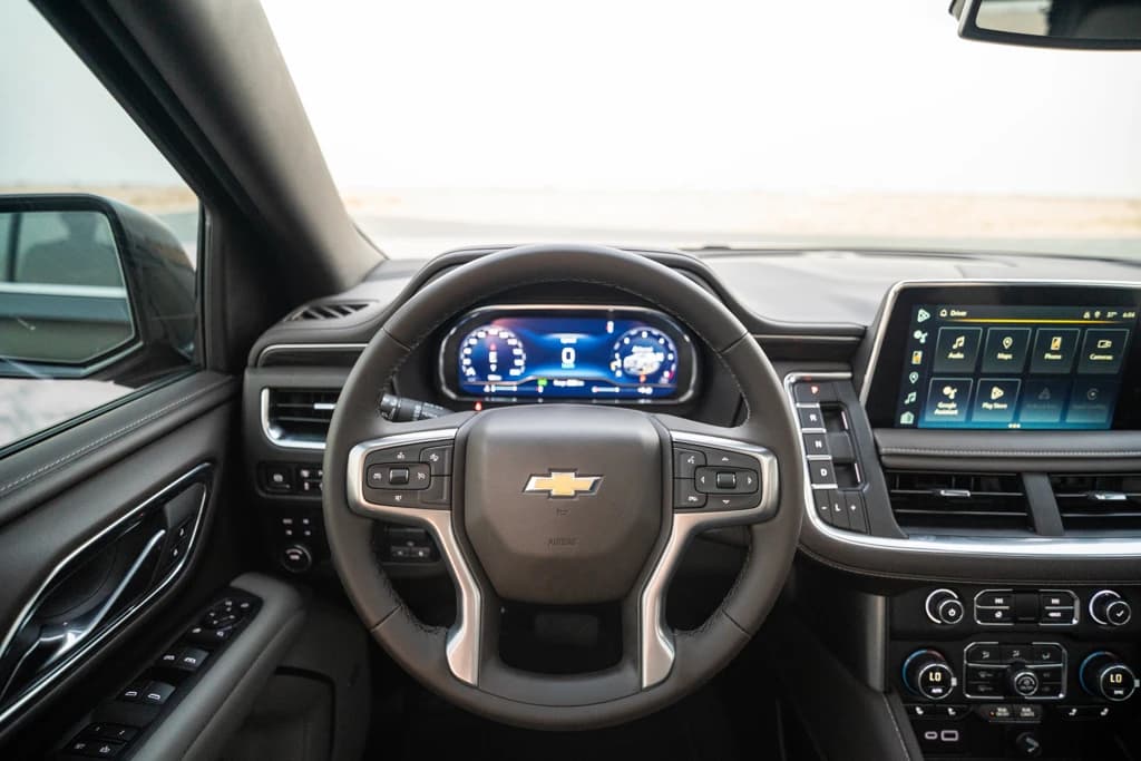Chevrolet Tahoe 2024 Black steering wheel