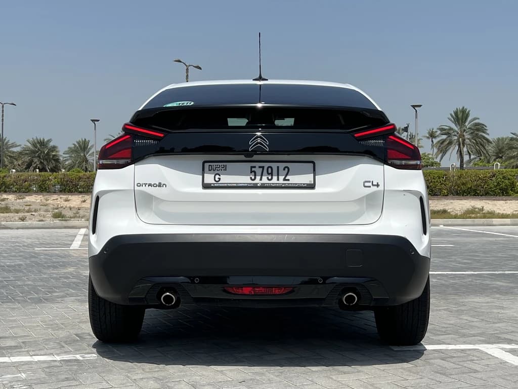 Citroen C4 2023 White rear