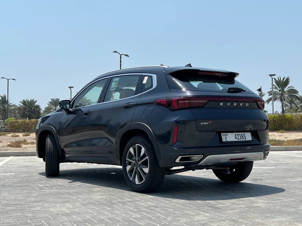 Exeed LX 2024 Black rear side
