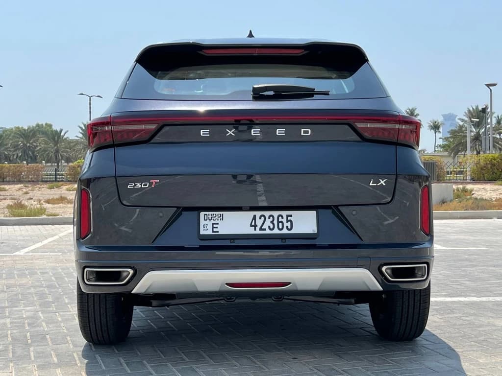Exeed LX 2024 Black rear