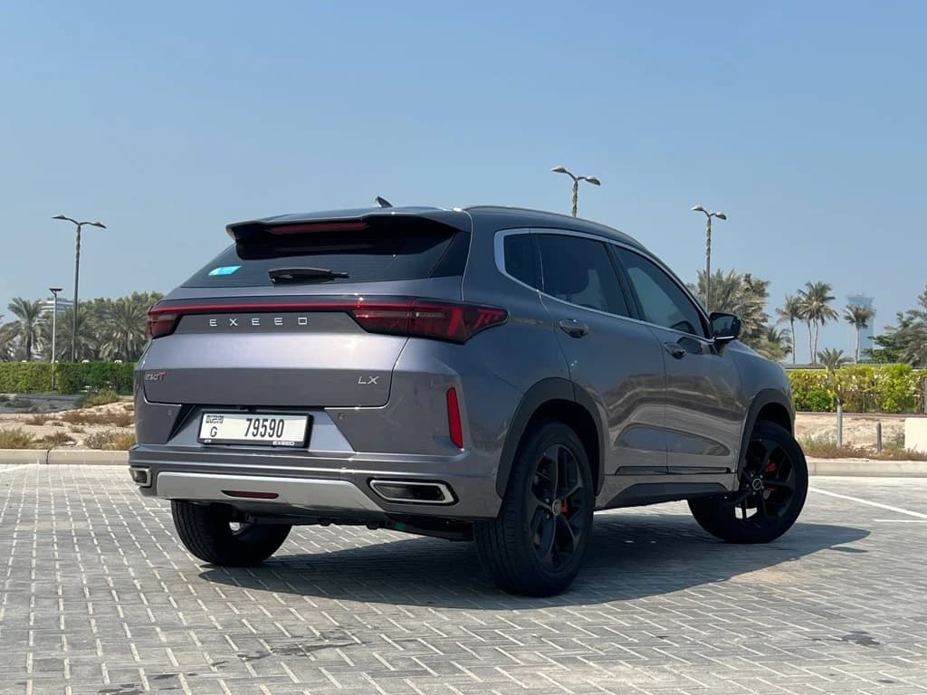 Exeed LX 2024 Gray rear side