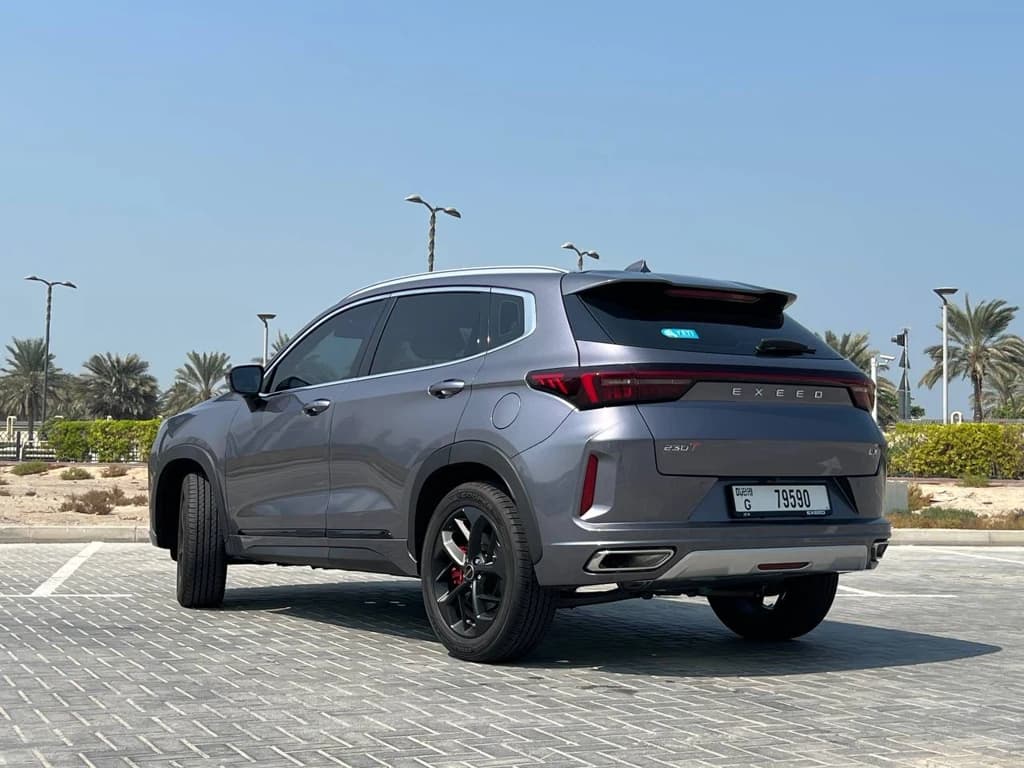 Exeed LX 2024 Gray rear side