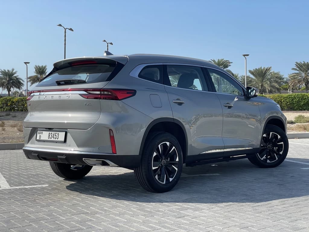 Exeed TXL 2024 Light Gray rear side