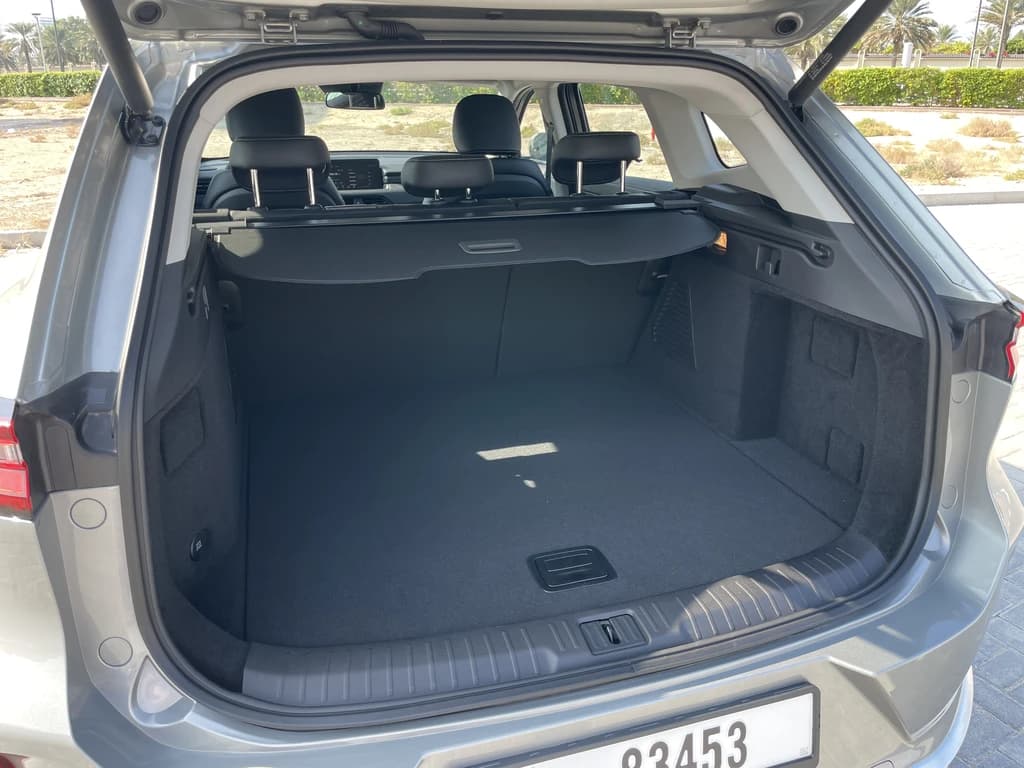 Exeed TXL 2024 Light Gray trunk interior