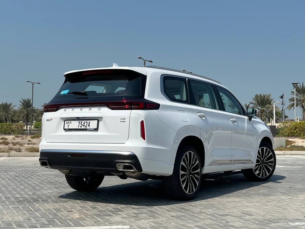 Exeed VX 2024 White rear side