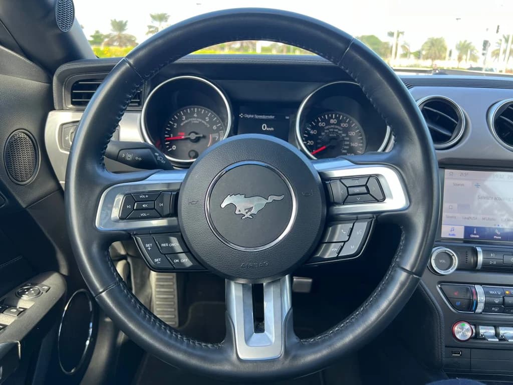 Ford Mustang 2022 Gold steering wheel