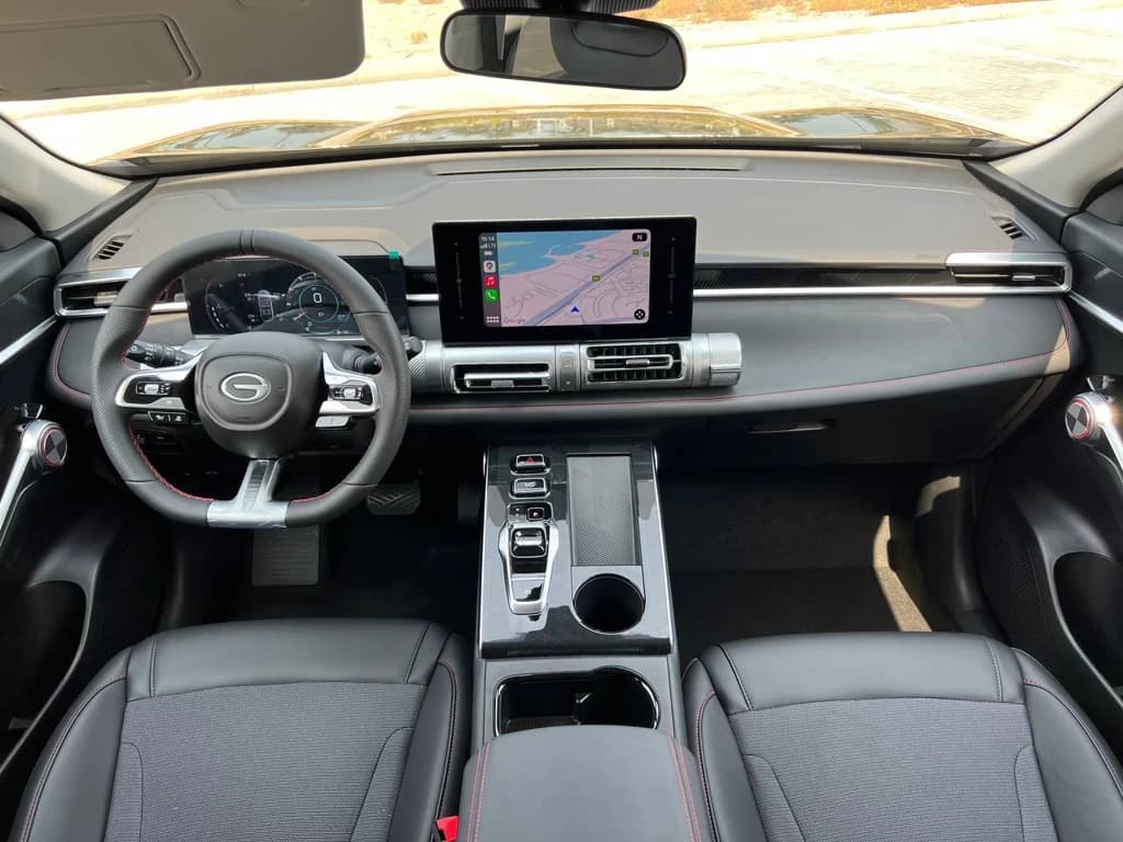 GAC Emkoo 2024 Black dashboard