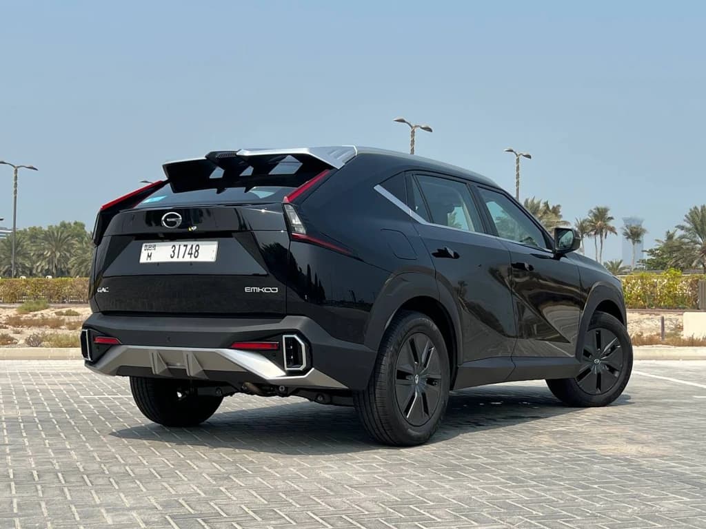 GAC Emkoo 2024 Black rear side