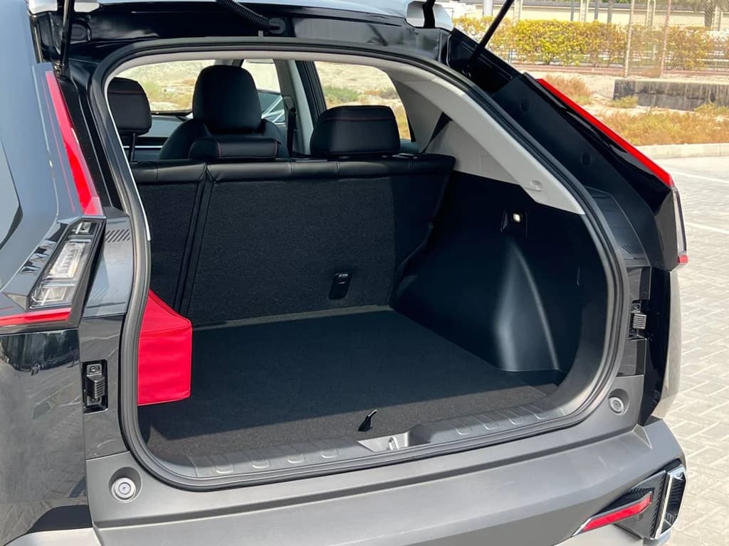 GAC Emkoo 2024 Black trunk interior
