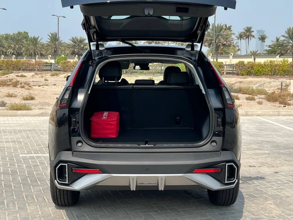 GAC Emkoo 2024 Black trunk open