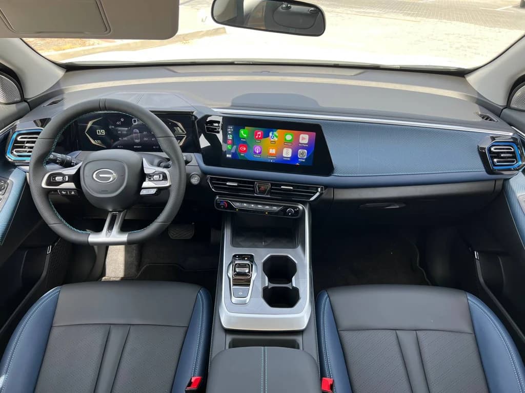 GAC GS3 Emzoom 2024 White dashboard