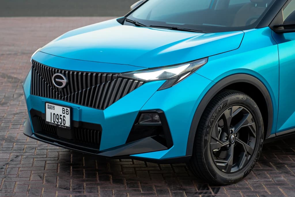 GAC GS3 Emzoom 2025 Aqua Blue headlight