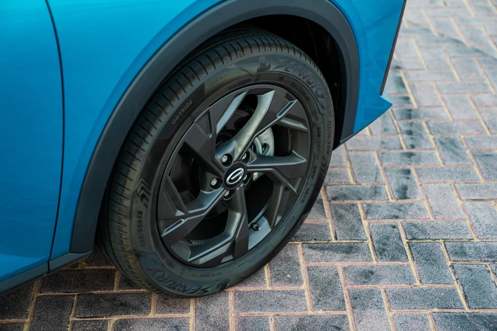 GAC GS3 Emzoom 2025 Aqua Blue wheel