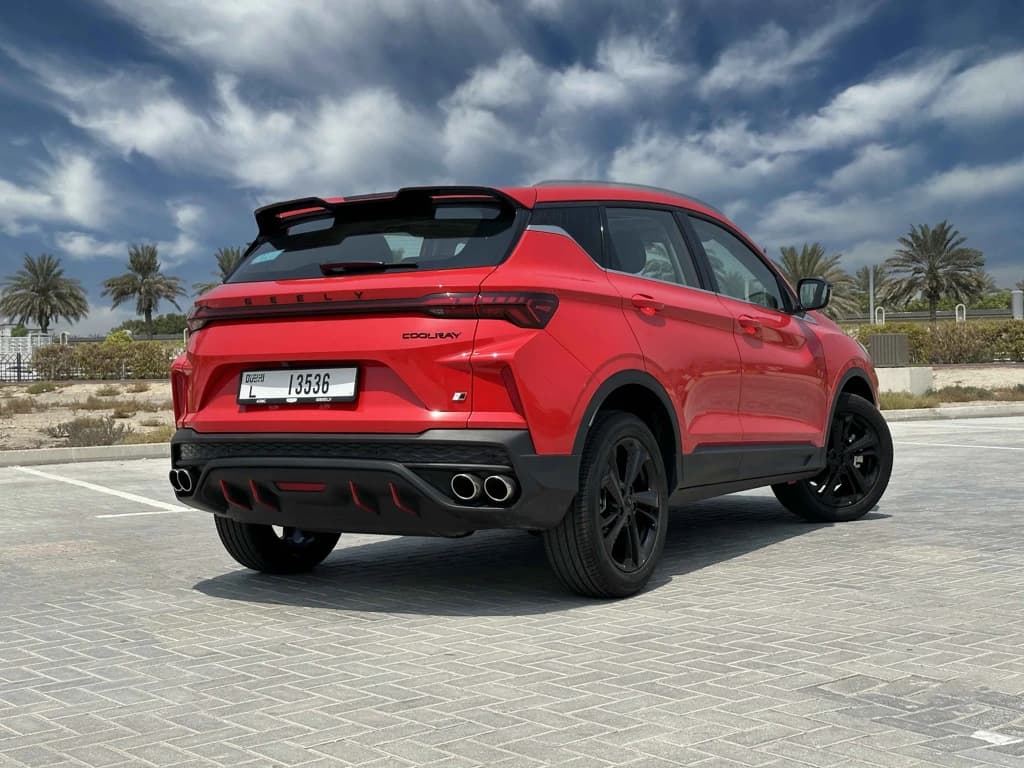 Geely Coolray 2024 Red rear side