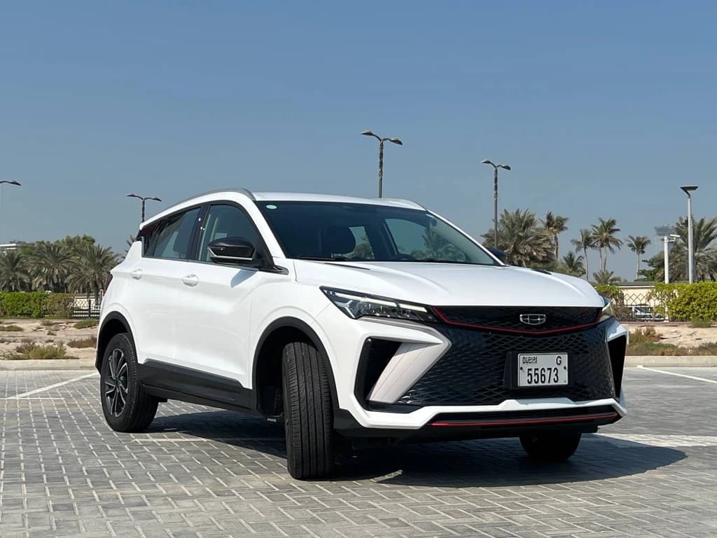 Geely Coolray 2024 White front side