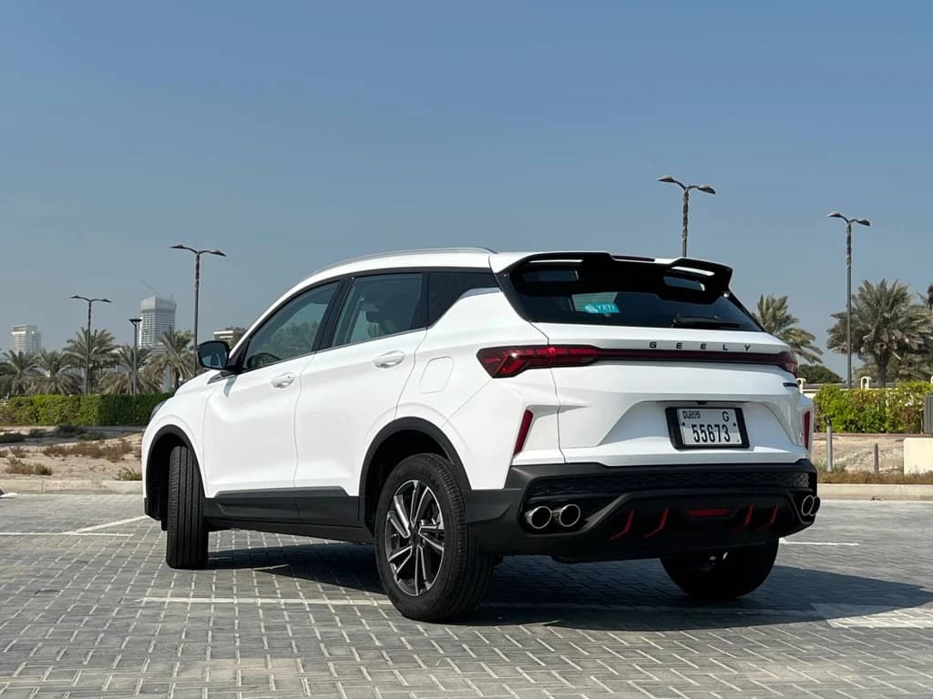 Geely Coolray 2024 White rear side