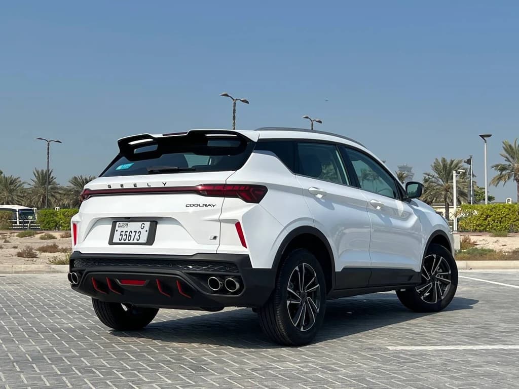 Geely Coolray 2024 White rear side