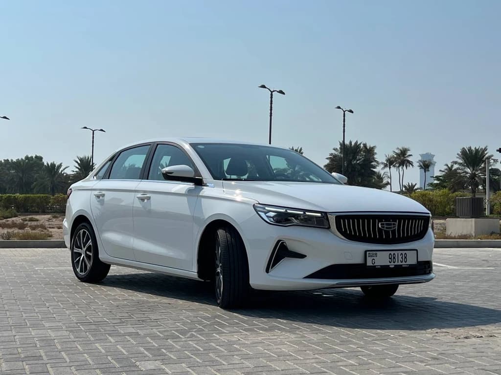 Geely Emgrand 2024 White front side
