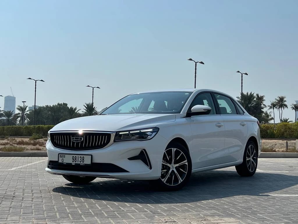 Geely Emgrand 2024 White front side