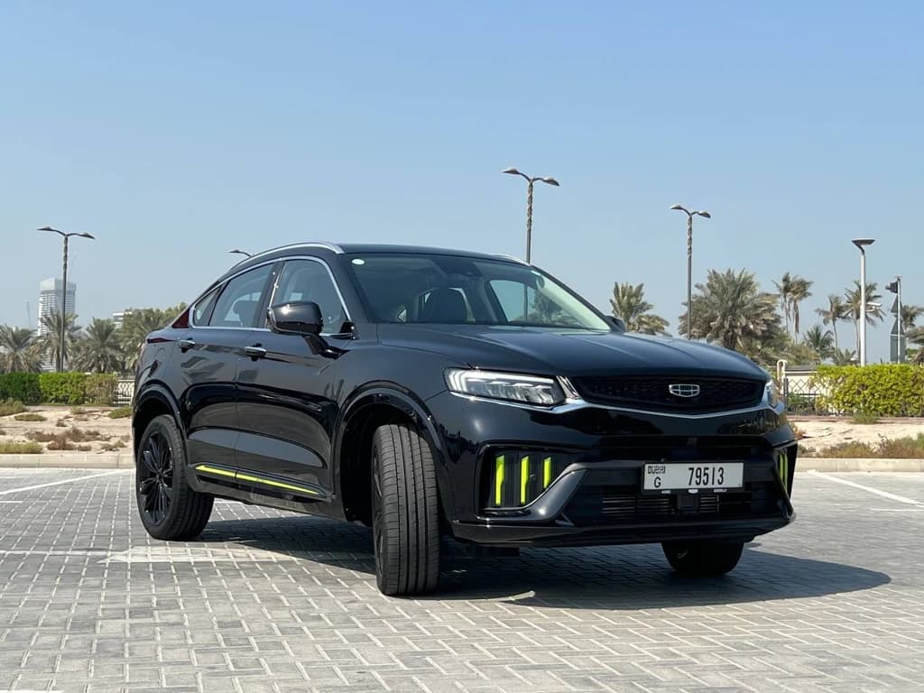 Geely Tugella 2024 Black front side