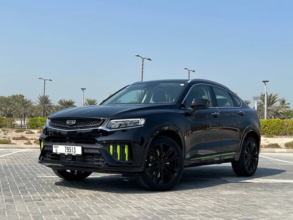 Geely Tugella 2024 Black front side